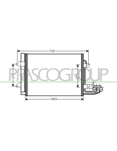 CONDENSATORE VOLKSWAGEN - TOURAN - Mod. 02-03 - 10
