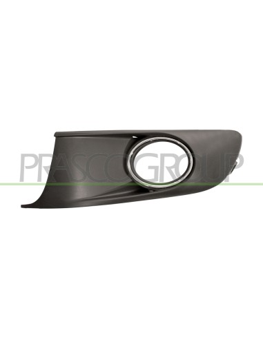 GRIGLIA SINISTRA PARAURTI ANTERIORE NERA CON SEDE FENDI CON CORNICE CROMATA VOLKSWAGEN TOURAN Mod. 09-10 - 03-15
