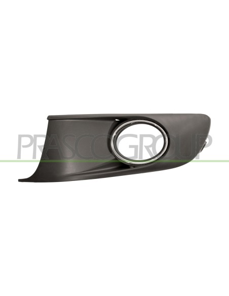 GRIGLIA SINISTRA PARAURTI ANTERIORE NERA CON SEDE FENDI CON CORNICE CROMATA VOLKSWAGEN TOURAN Mod. 09-10 - 03-15