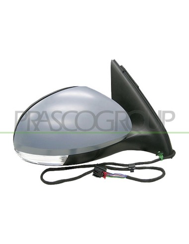 RETROVISORE DESTRO ELETTRICO CON PRIMER TERMICO CON FANALE CONVESSO 6 PINS VOLKSWAGEN TIGUAN Mod. 05-11 - 12-15