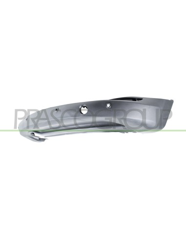 SPOILER PARAURTI POSTERIORE NERO CON FORI PDC+SUPPORTI CON SCARICO DOPPIO A SINISTRA VOLKSWAGEN TIGUAN Mod. 09-07 - 04-11