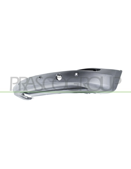 SPOILER PARAURTI POSTERIORE NERO CON FORI PDC+SUPPORTI CON SCARICO DOPPIO A SINISTRA VOLKSWAGEN TIGUAN Mod. 09-07 - 04-11