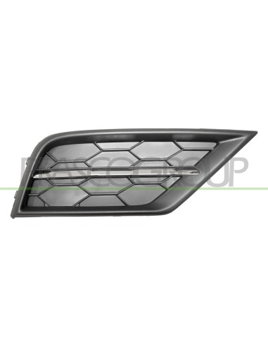 GRIGLIA DESTRA PARAURTI ANTERIORE SUPERIORE CON MODANATURA CROMATA VOLKSWAGEN TIGUAN Mod. 01-16 - 09-20