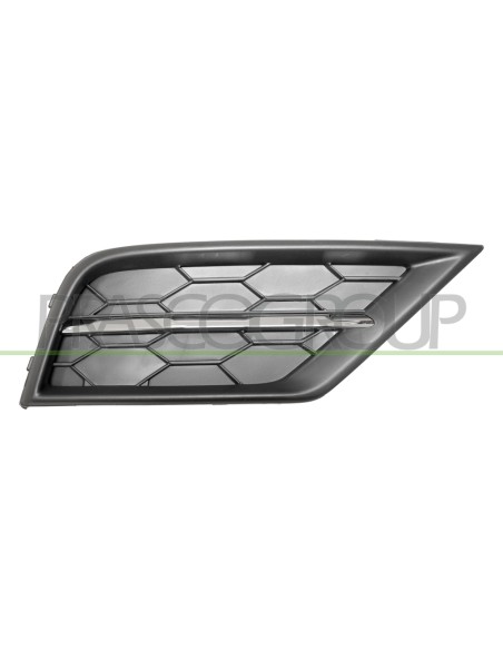 GRIGLIA DESTRA PARAURTI ANTERIORE SUPERIORE CON MODANATURA CROMATA VOLKSWAGEN TIGUAN Mod. 01-16 - 09-20
