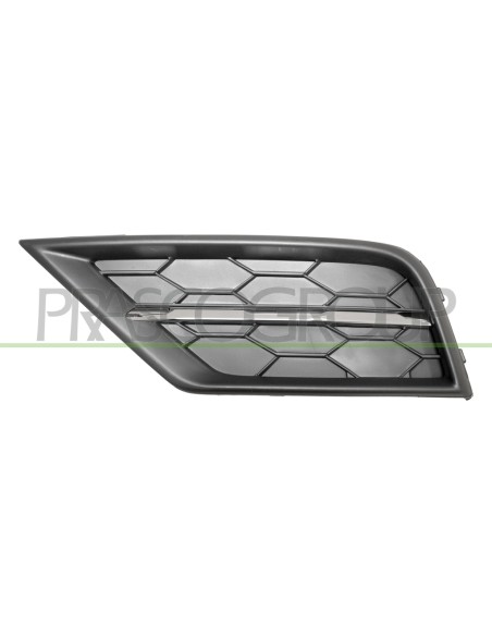 GRIGLIA SINISTRA PARAURTI ANTERIORE SUPERIORE CON MODANATURA CROMATA VOLKSWAGEN TIGUAN Mod. 01-16 - 09-20