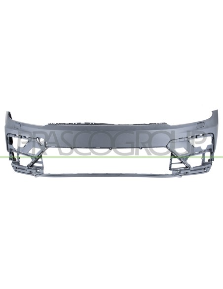 PARAURTI ANTERIORE CON PRIMER CON FORI LAVAFARI E TAPPI+SUPPORTI CON TRACCE PARK ASSIST