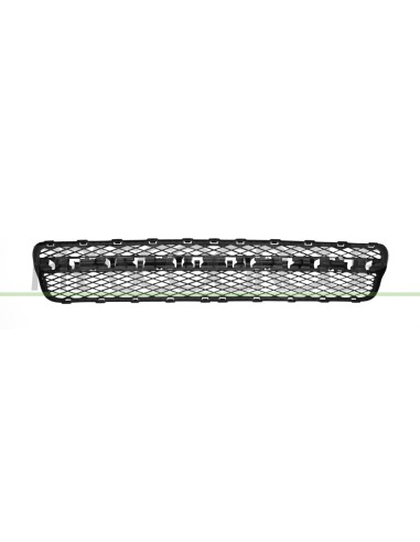 GRIGLIA PARAURTI ANTERIORE CENTRALE NERA VOLKSWAGEN TOUAREG Mod. 12-02 - 12-06