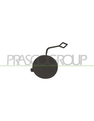 TAPPO COPRI GANCIO TRAINO SINISTRO PARAURTI ANTERIORE CON PRIMER VOLKSWAGEN TOUAREG (7P) Mod. 01-11 - 07-14