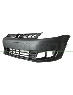 PARAURTI ANTERIORE NERO GOFFRATO CON GRIGLIA CENTRALE VOLKSWAGEN CADDY Mod. 09-10 - 03-15