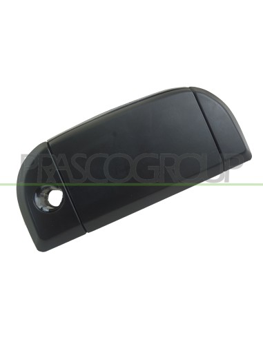 MANIGLIA ANTERIORE DESTRA ESTERNA NERA LISCIA CON FORO NOTTOLINO VOLKSWAGEN T4 Mod. 01-96 - 02-03