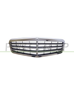 GRIGLIA RADIATORE COMPLETA CROMATA INTERNO NERO MOD. AVANTGARDE MERCEDES E CLASS (W212) Mod. 05-09 - 04-13