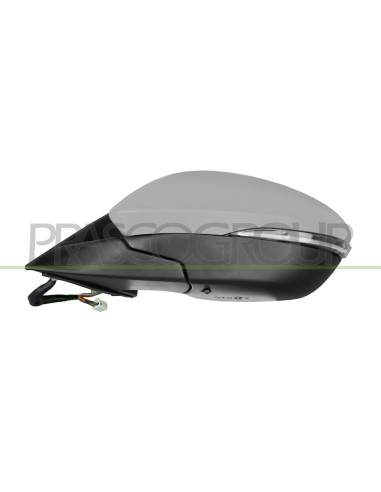 RETROVISORE SINISTRO ELETTRICO CON PRIMER TERMICO CHIUDIBILE CON FANALE CON BLIS CONVESSO 12 PINS