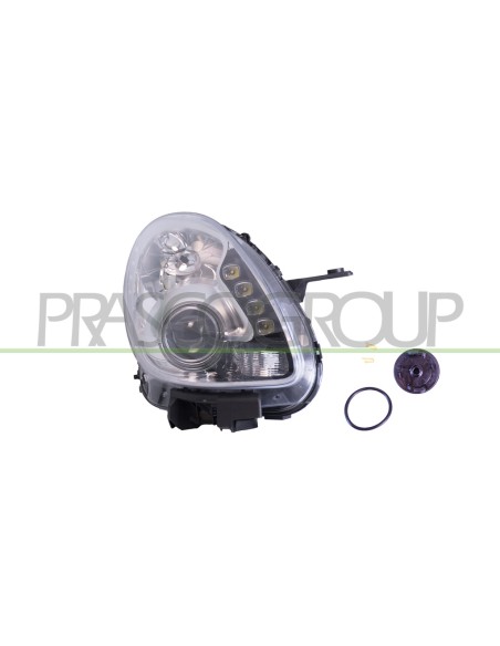 PROIETTORE DESTRO H7+H1 ELETTRICO CON MOTORE CON LUCE DIURNA CROMATO LED