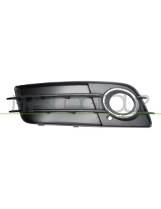 GRIGLIA SINISTRA PARAURTI ANTERIORE NERA GOFFRATA CON SEDE FENDI CON CORNICE CROMATA MOD. S LINE