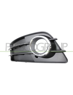 GRIGLIA SINISTRA PARAURTI ANTERIORE NERA GOFFRATA CON SEDE FENDI CON CORNICE CROMATA MOD. S LINE 2