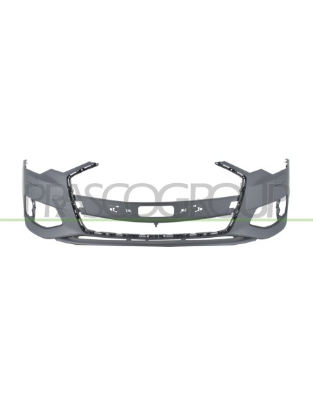PARAURTI ANTERIORE CON PRIMER CON TAPPO COPRIGANCIO CON FORI PARK ASSIST+SUPPORTI CON FORI E TAPPI LAVAFARI