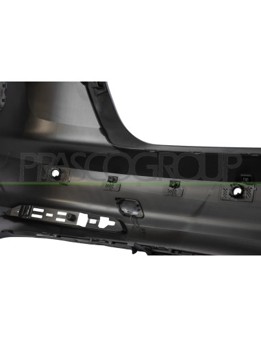 PARAURTI POSTERIORE CON PRIMER CON TAPPO COPRI GANCIO CON FORI PDC+SUPPORTI E TRACCE PARK ASSIST MOD. 4 PORTE