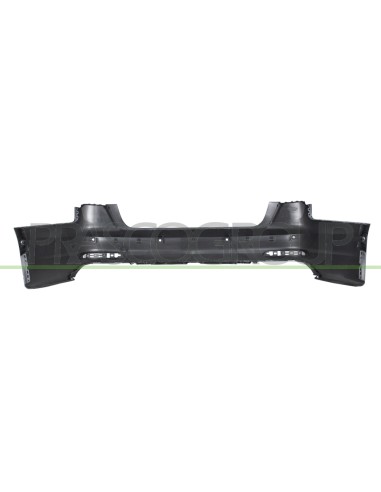 PARAURTI POSTERIORE CON PRIMER CON TAPPO COPRI GANCIO TRAINO CON FORI PDC E FORI PARK ASSIST+SUPPORTI MOD. 4 PORTE