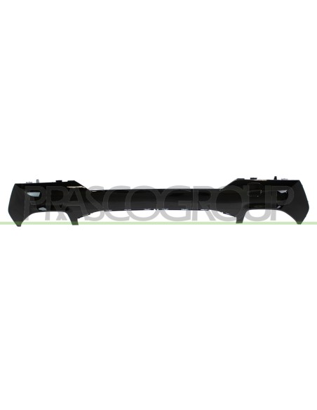 MODANATURA PARAURTI POSTERIORE CENTRALE NERA LUCIDA CON TAPPO COPRI GANCIO TRAINO MOD. M MOD. SPORT M440