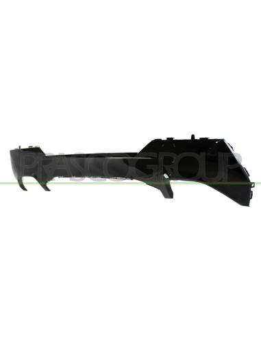 MODANATURA PARAURTI POSTERIORE CENTRALE NERA LUCIDA CON TAPPO COPRI GANCIO TRAINO MOD. M MOD. SPORT M440