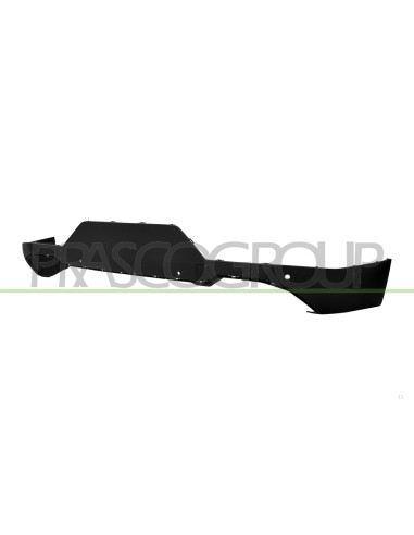 SPOILER PARAURTI POSTERIORE NERO GOFFRATO CON FORI PDC+SUPPORTI