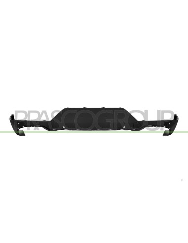 SPOILER PARAURTI POSTERIORE NERO GOFFRATO CON FORI PDC+SUPPORTI