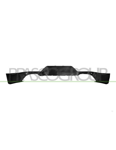 SPOILER PARAURTI POSTERIORE NERO GOFFRATO CON FORI PDC+SUPPORTI