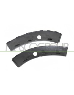 KIT PARTE ANTERIORE PARAFANGHINI ANTERIORI NERI GOFFRATI CON FORI PARK ASSIST (2 PEZZI) (DESTRO+SINISTRO) 2