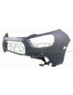 PARAURTI ANTERIORE SUPERIORE CON PRIMER CON TAPPO COPRI GANCIO CON FORI PDC E PARK ASSIST+SUPPORTI CON FORI PARAFANGHINO