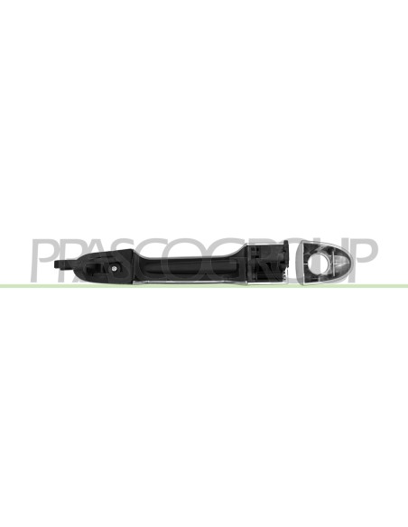 MANIGLIA ANTERIORE SINISTRA ESTERNA ARGENTO CON FORO NOTTOLINO