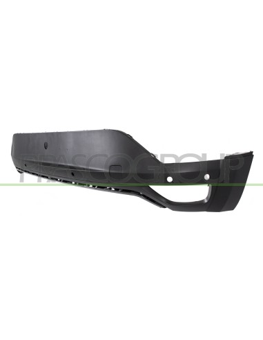 PARAURTI POSTERIORE INFERIORE NERO GOFFRATO CON TAPPO COPRI GANCIO CON FORI PDC+SUPPORTI CON FORI PARK ASSIST