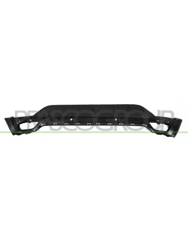 PARAURTI POSTERIORE INFERIORE NERO GOFFRATO CON TAPPO COPRI GANCIO CON FORI PDC+SUPPORTI CON FORI PARK ASSIST