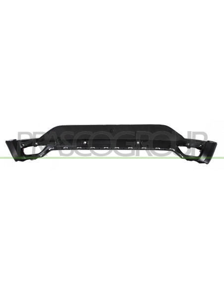 PARAURTI POSTERIORE INFERIORE NERO GOFFRATO CON TAPPO COPRI GANCIO CON FORI PDC+SUPPORTI CON FORI PARK ASSIST