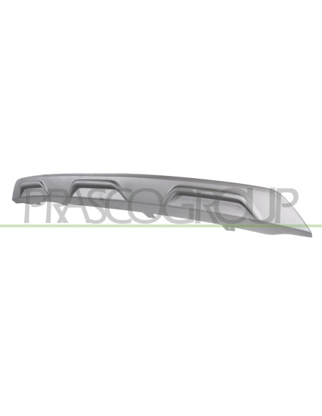 SPOILER PARAURTI POSTERIORE INFERIORE GRIGIO ARGENTO
