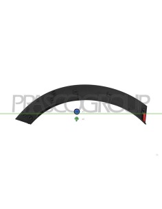 PARAFANGHINO POSTERIORE SINISTRO NERO GOFFRATO CON CLIPS 2