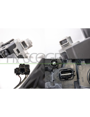 PROIETTORE DESTRO H4 ELETTRICO CON MOTORE CON LUCE DIURNA W21-5W