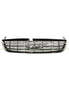 GRIGLIA RADIATORE NERA CON MODANATURA CROMATA CON CORNICE CROMATA MOD. GHIA
