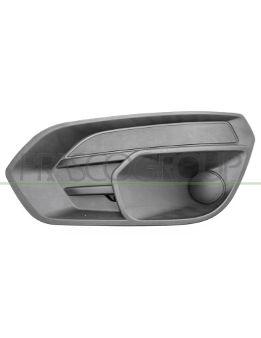GRIGLIA SINISTRA PARAURTI ANTERIORE NERA GOFFRATA SENZA SEDE FENDI SENZA SEDE LUCE DIURNA IVECO DAILY Mod. 11-19 - 05-24
