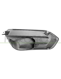 GRIGLIA SINISTRA PARAURTI ANTERIORE NERA GOFFRATA SENZA SEDE FENDI SENZA SEDE LUCE DIURNA IVECO DAILY Mod. 11-19 - 05-24 2