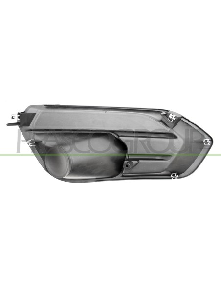 GRIGLIA SINISTRA PARAURTI ANTERIORE NERA GOFFRATA SENZA SEDE FENDI SENZA SEDE LUCE DIURNA IVECO DAILY Mod. 11-19 - 05-24