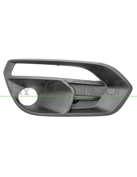 GRIGLIA DESTRA PARAURTI ANTERIORE NERA GOFFRATA CON SEDE FENDI CON SEDE LUCE DIURNA IVECO DAILY Mod. 11-19 - 05-24