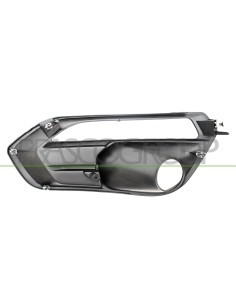 GRIGLIA DESTRA PARAURTI ANTERIORE NERA GOFFRATA CON SEDE FENDI CON SEDE LUCE DIURNA IVECO DAILY Mod. 11-19 - 05-24 2
