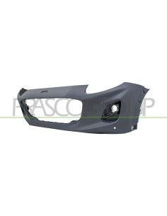PARAURTI ANTERIORE CON PRIMER CON TAPPO COPRI GANCIO CON FORI PDC+SUPPORTI CON TRACCE PARK ASSIST