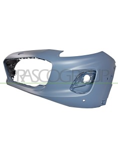 PARAURTI ANTERIORE CON PRIMER CON TAPPO COPRI GANCIO CON FORI PDC+PARK ASSIST