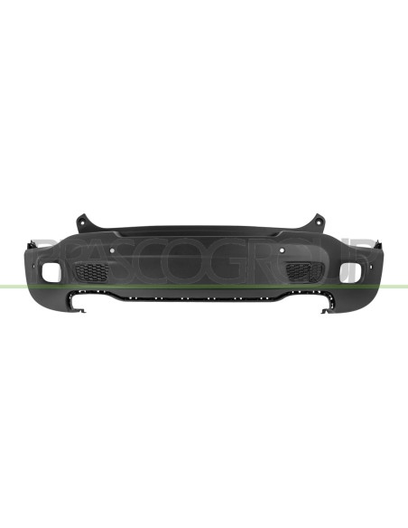 PARAURTI POSTERIORE INFERIORE NERO GOFFRATO CON FORI PDC+SUPPORTI MOD. LIMITED