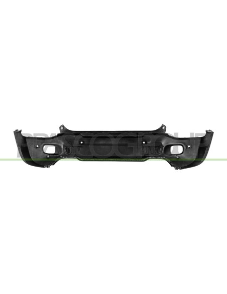 PARAURTI POSTERIORE INFERIORE NERO GOFFRATO CON FORI PDC+SUPPORTI MOD. LIMITED