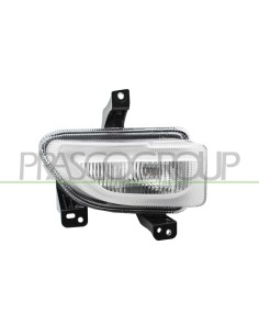 FANALE SINISTRO PARAURTI ANTERIORE BIANCO CON PORTALAMPADA