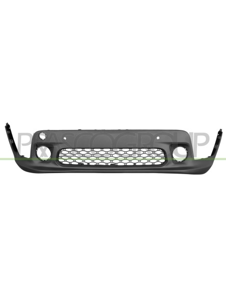 PARAURTI ANTERIORE INFERIORE NERO GOFFRATO CON FORI PDC+SUPPORTI CON TRACCE PARK ASSIST