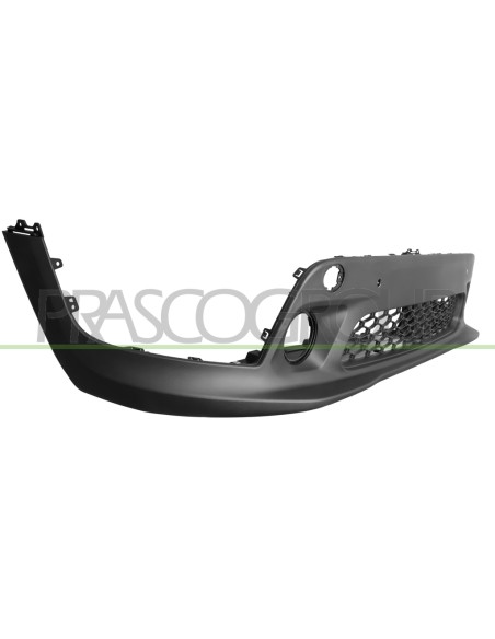 PARAURTI ANTERIORE INFERIORE NERO GOFFRATO CON FORI PDC+SUPPORTI CON TRACCE PARK ASSIST
