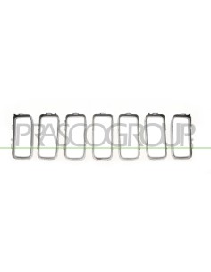MODANATURA GRIGLIA RADIATORE CROMATA MOD. SPORT-LONGITUDE-LIMITED (7 PEZZI) 2
